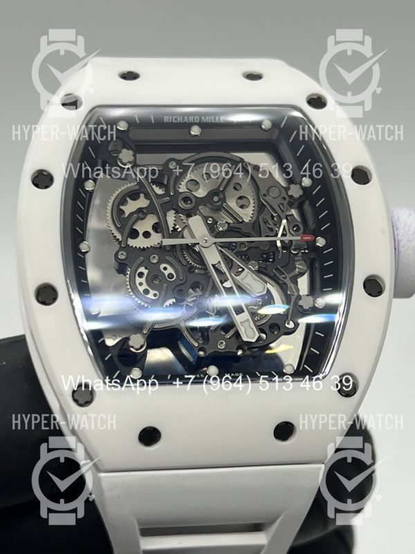 Товар Richard Mille RM 055 White Bubba Watson Ceramic Фото 10 - Richard Mille RM 055 White Bubba Watson Ceramic