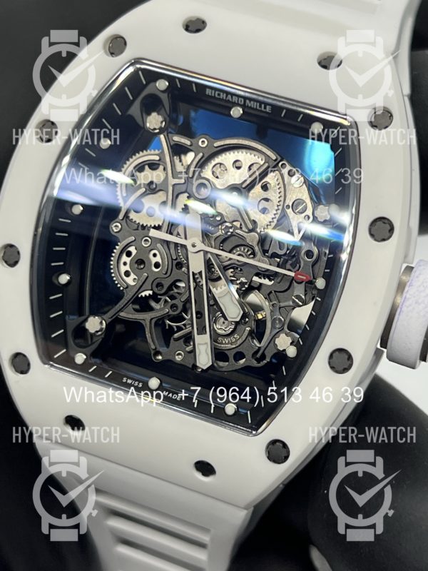 Товар Richard Mille RM 055 White Bubba Watson Ceramic Фото 13 - Richard Mille RM 055 White Bubba Watson Ceramic