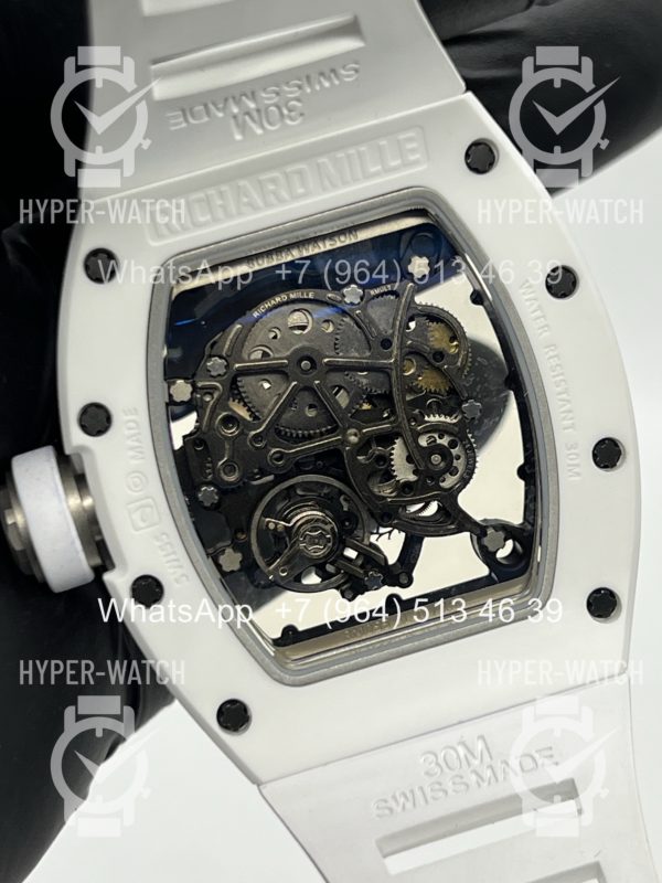 Товар Richard Mille RM 055 White Bubba Watson Ceramic Фото 24 - Richard Mille RM 055 White Bubba Watson Ceramic