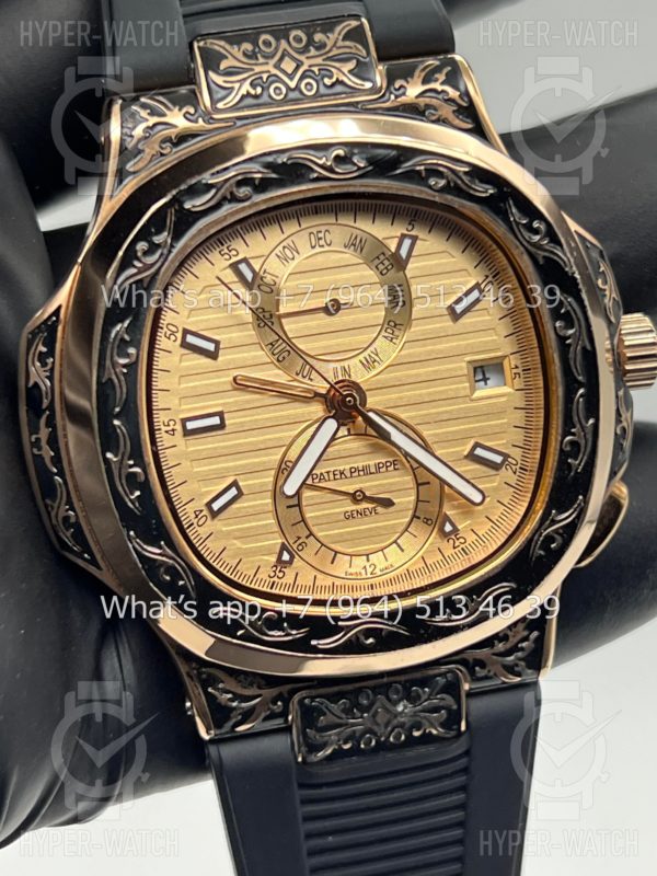 Товар Patek Philippe Nautilus 44mm Engraved Art 8882 Фото 2 - Patek Philippe Nautilus 44mm Engraved Art 8882