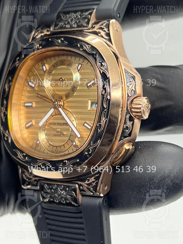 Товар Patek Philippe Nautilus 44mm Engraved Art 8882 Фото 7 - Patek Philippe Nautilus 44mm Engraved Art 8882