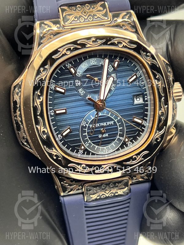 Товар Patek Philippe Nautilus 44mm Engraved Art 8883 Фото 5 - Patek Philippe Nautilus 44mm Engraved Art 8883