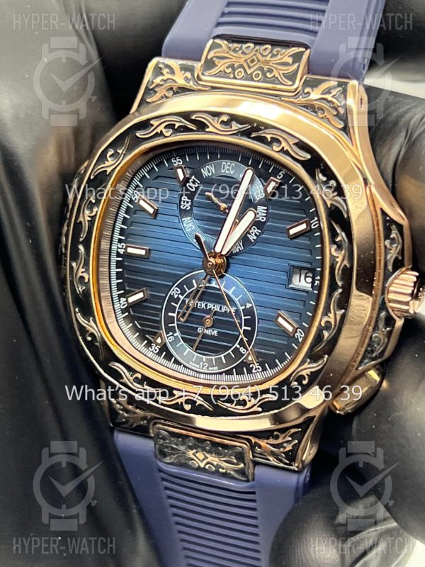 Товар Patek Philippe Nautilus 44mm Engraved Art 8883 Фото 8 - Patek Philippe Nautilus 44mm Engraved Art 8883