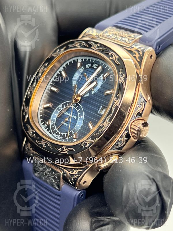 Товар Patek Philippe Nautilus 44mm Engraved Art 8883 Фото 9 - Patek Philippe Nautilus 44mm Engraved Art 8883
