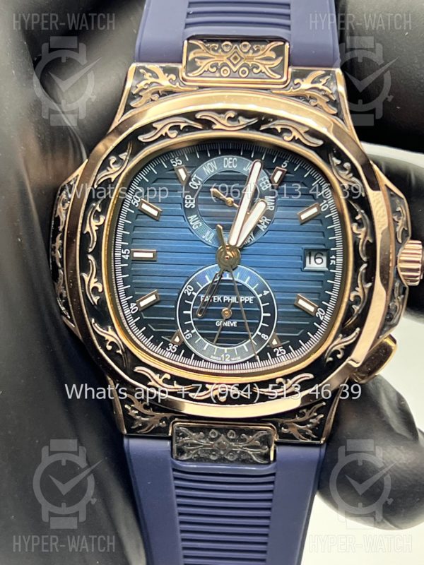 Товар Patek Philippe Nautilus 44mm Engraved Art 8883 Фото 10 - Patek Philippe Nautilus 44mm Engraved Art 8883