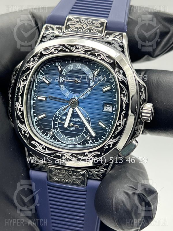 Товар Patek Philippe Nautilus 44mm Engraved Art 8884 Фото 3 - Patek Philippe Nautilus 44mm Engraved Art 8884