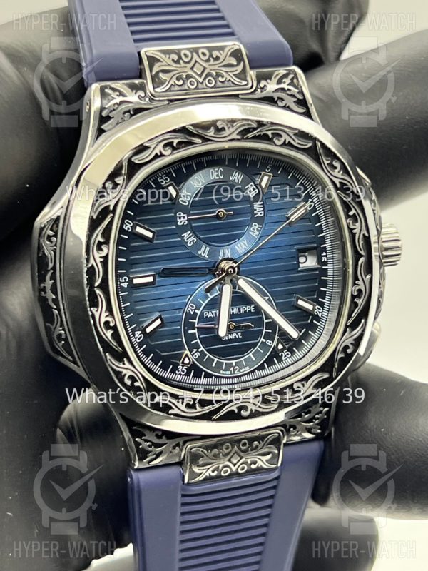 Товар Patek Philippe Nautilus 44mm Engraved Art 8884 Фото 4 - Patek Philippe Nautilus 44mm Engraved Art 8884