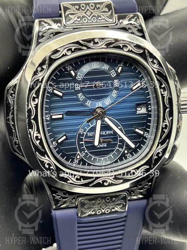 Товар Patek Philippe Nautilus 44mm Engraved Art 8884 Фото 5 - Patek Philippe Nautilus 44mm Engraved Art 8884