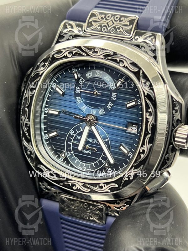 Товар Patek Philippe Nautilus 44mm Engraved Art 8884 Фото 8 - Patek Philippe Nautilus 44mm Engraved Art 8884