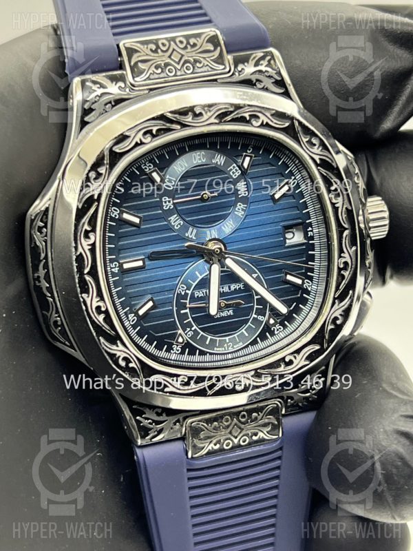 Товар Patek Philippe Nautilus 44mm Engraved Art 8884 Фото 10 - Patek Philippe Nautilus 44mm Engraved Art 8884