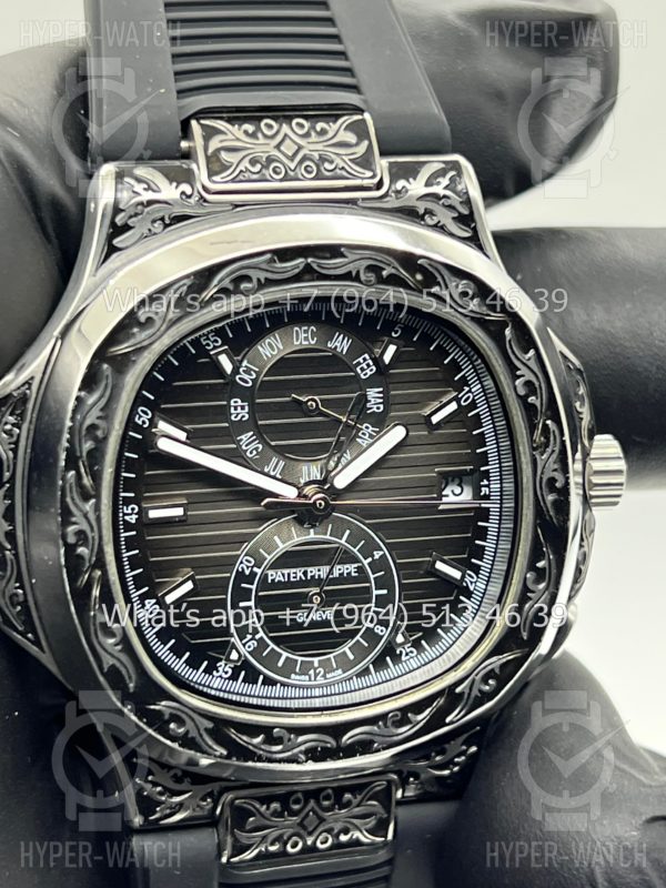 Товар Patek Philippe Nautilus 44mm Engraved Art 8877 Фото 4 - Patek Philippe Nautilus 44mm Engraved Art 8877