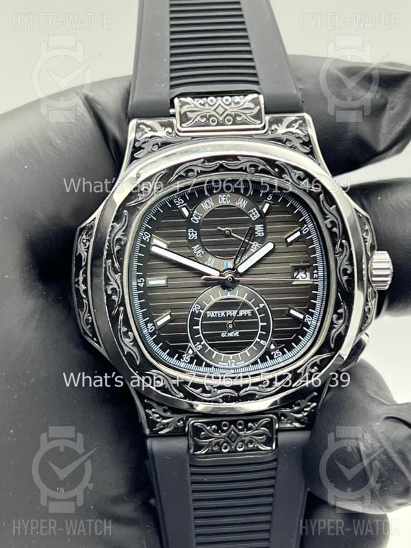 Товар Patek Philippe Nautilus 44mm Engraved Art 8877 Фото 9 - Patek Philippe Nautilus 44mm Engraved Art 8877