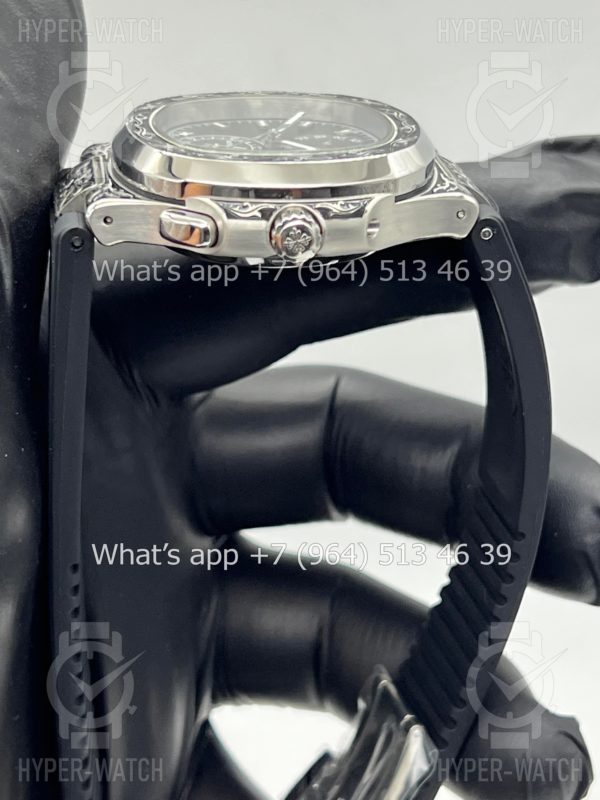 Товар Patek Philippe Nautilus 44mm Engraved Art 8877 Фото 14 - Patek Philippe Nautilus 44mm Engraved Art 8877