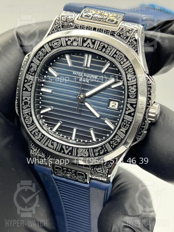 Товар Patek Philippe Nautilus 40mm Engraved Art 8878 Фото 17 - Patek Philippe Nautilus 40mm Engraved Art 8878