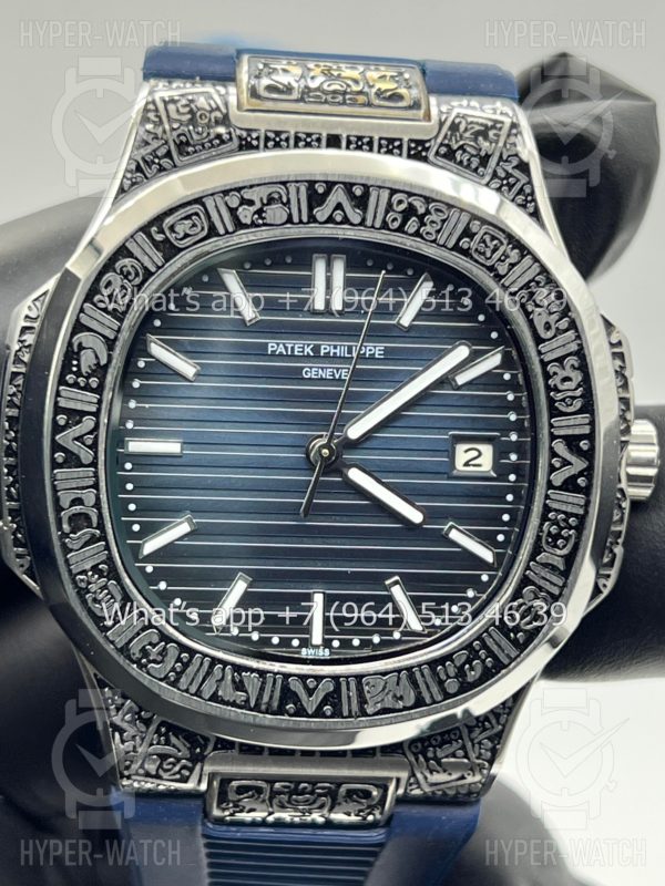 Товар Patek Philippe Nautilus 40mm Engraved Art 8878 Фото 2 - Patek Philippe Nautilus 40mm Engraved Art 8878