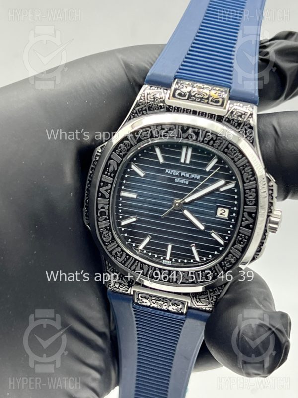 Товар Patek Philippe Nautilus 40mm Engraved Art 8878 Фото 5 - Patek Philippe Nautilus 40mm Engraved Art 8878