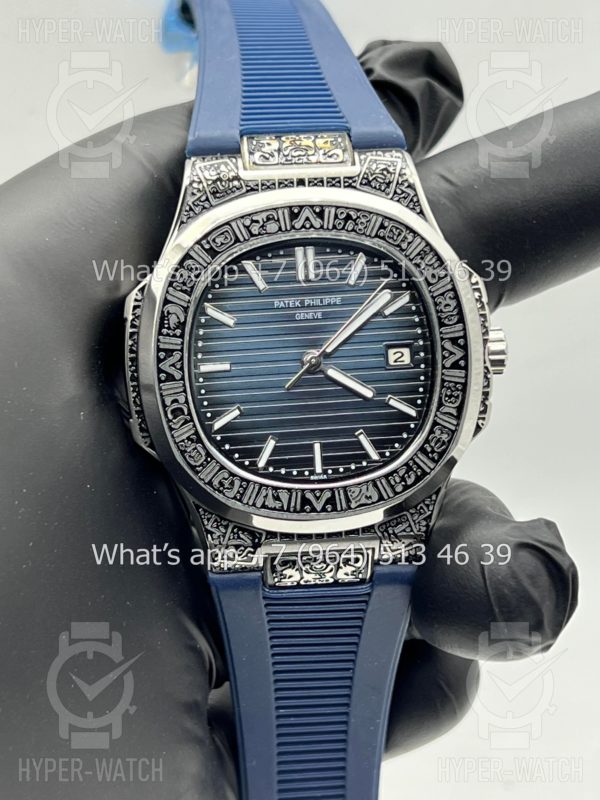 Товар Patek Philippe Nautilus 40mm Engraved Art 8878 Фото 6 - Patek Philippe Nautilus 40mm Engraved Art 8878