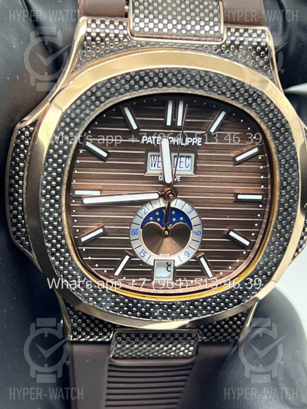 Фото 5 - Patek Philippe Nautilus 40mm Engraved Art 8879