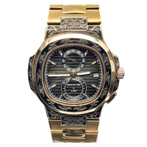Фото 45 - Patek Philippe Nautilus 44mm Engraved Art 9088