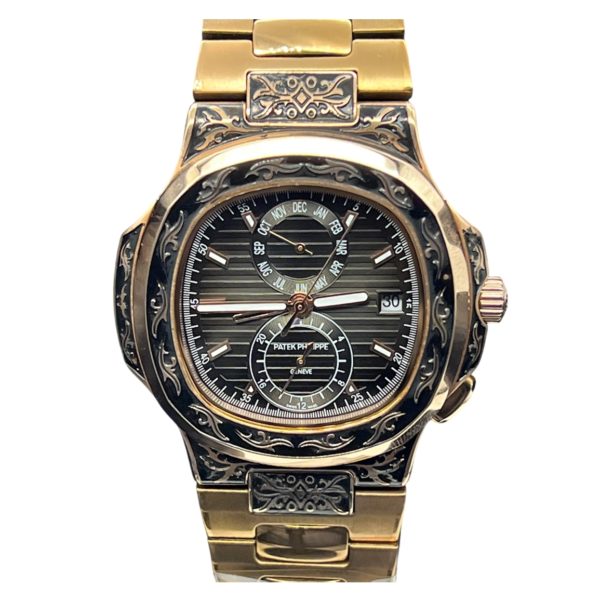 Товар Patek Philippe Nautilus 44mm Engraved Art 9088 Фото 1 - Patek Philippe Nautilus 44mm Engraved Art 9088