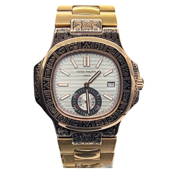 Товар Patek Philippe Nautilus 44mm Engraved Art 9096 Фото 1 - Patek Philippe Nautilus 44mm Engraved Art 9096