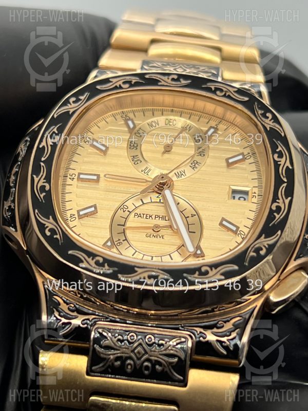 Товар Patek Philippe Nautilus 44mm Engraved Art 9091 Фото 9 - Patek Philippe Nautilus 44mm Engraved Art 9091