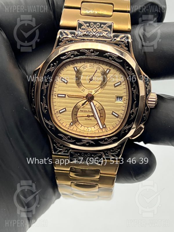 Товар Patek Philippe Nautilus 44mm Engraved Art 9091 Фото 10 - Patek Philippe Nautilus 44mm Engraved Art 9091