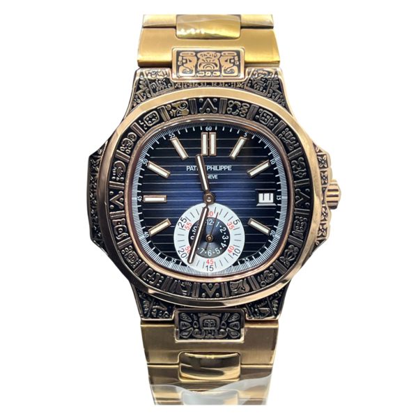 Товар Patek Philippe Nautilus 44mm Engraved Art 9097 Фото 1 - Patek Philippe Nautilus 44mm Engraved Art 9097