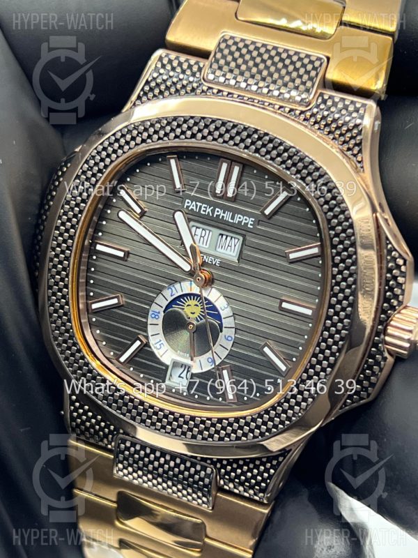Фото 4 - Patek Philippe Nautilus 40mm Engraved Art 9106