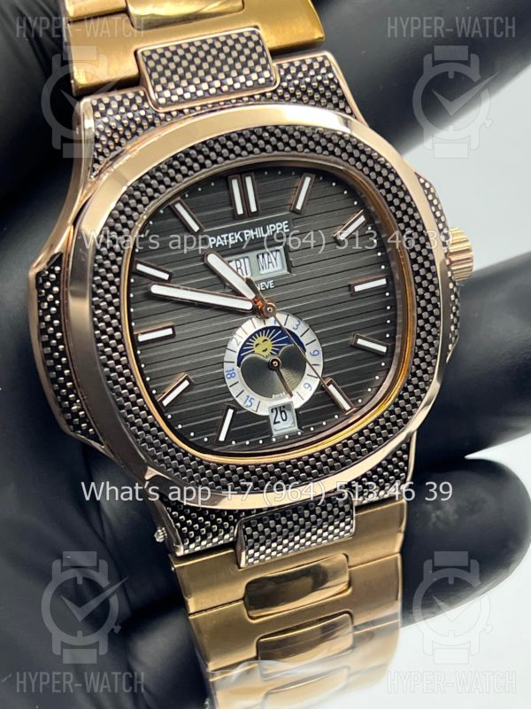 Фото 5 - Patek Philippe Nautilus 40mm Engraved Art 9106