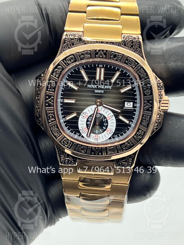 Товар Patek Philippe Nautilus 44mm Engraved Art 9099 Фото 6 - Patek Philippe Nautilus 44mm Engraved Art 9099