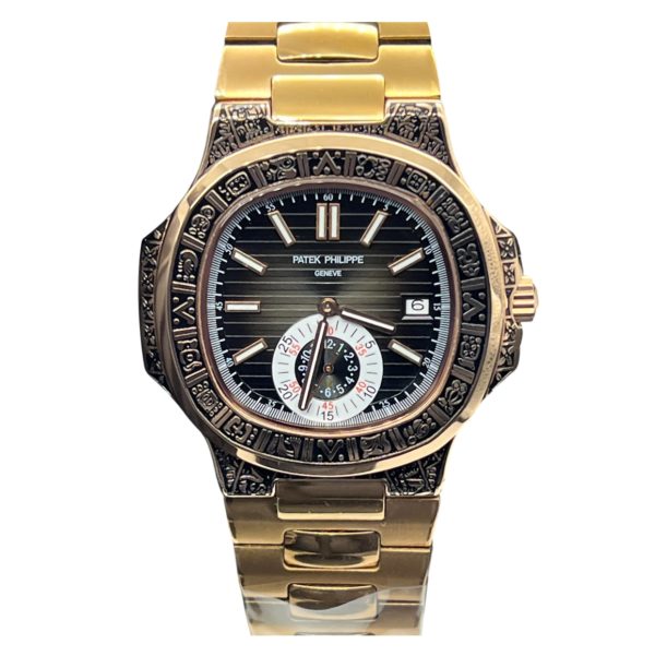 Товар Patek Philippe Nautilus 44mm Engraved Art 9099 Фото 1 - Patek Philippe Nautilus 44mm Engraved Art 9099
