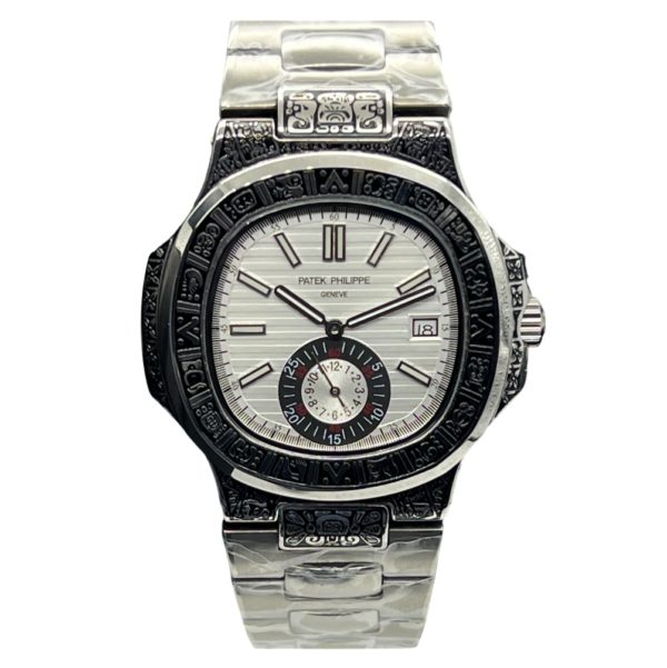 Товар Patek Philippe Nautilus 44mm Engraved Art 9100 Фото 1 - Patek Philippe Nautilus 44mm Engraved Art 9100
