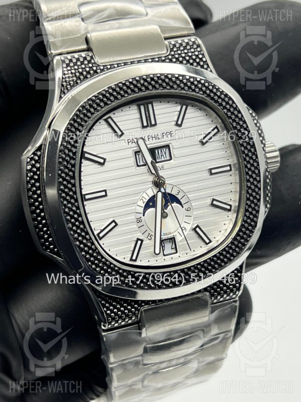 Фото 4 - Patek Philippe Nautilus 40mm Engraved Art 9108