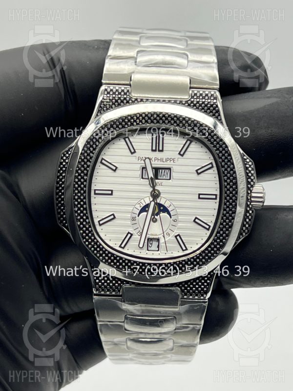Фото 6 - Patek Philippe Nautilus 40mm Engraved Art 9108
