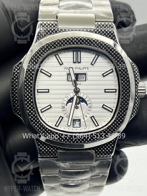 Фото 8 - Patek Philippe Nautilus 40mm Engraved Art 9108