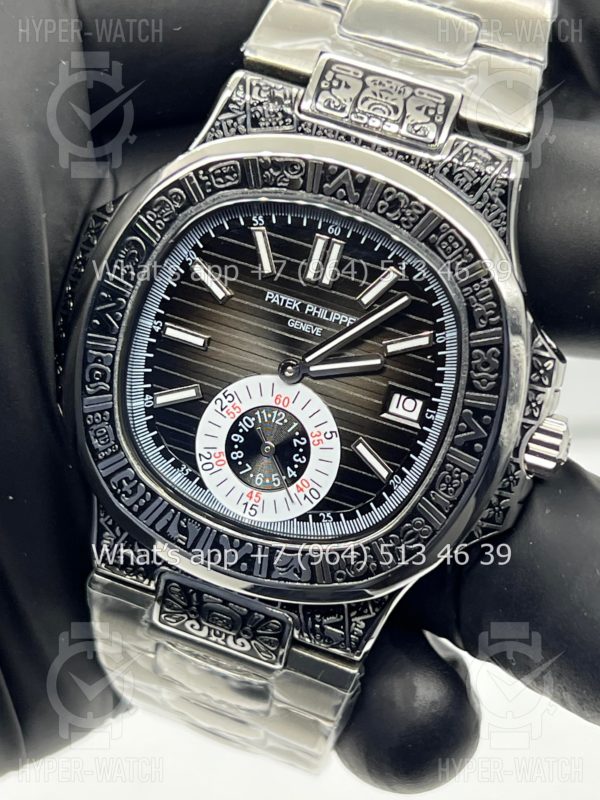 Фото 3 - Patek Philippe Nautilus 44mm Engraved Art 9101