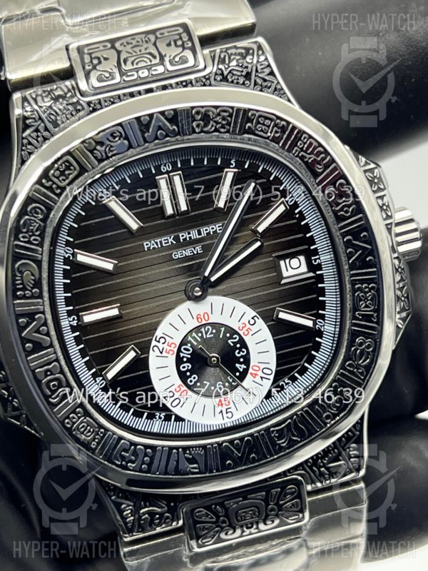 Фото 4 - Patek Philippe Nautilus 44mm Engraved Art 9101