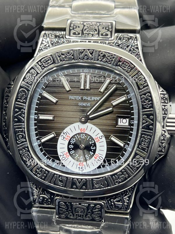 Фото 6 - Patek Philippe Nautilus 44mm Engraved Art 9101