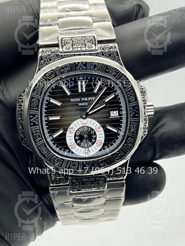 Фото 7 - Patek Philippe Nautilus 44mm Engraved Art 9101