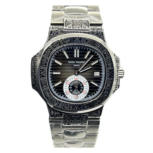 Фото 1 - Patek Philippe Nautilus 44mm Engraved Art 9101