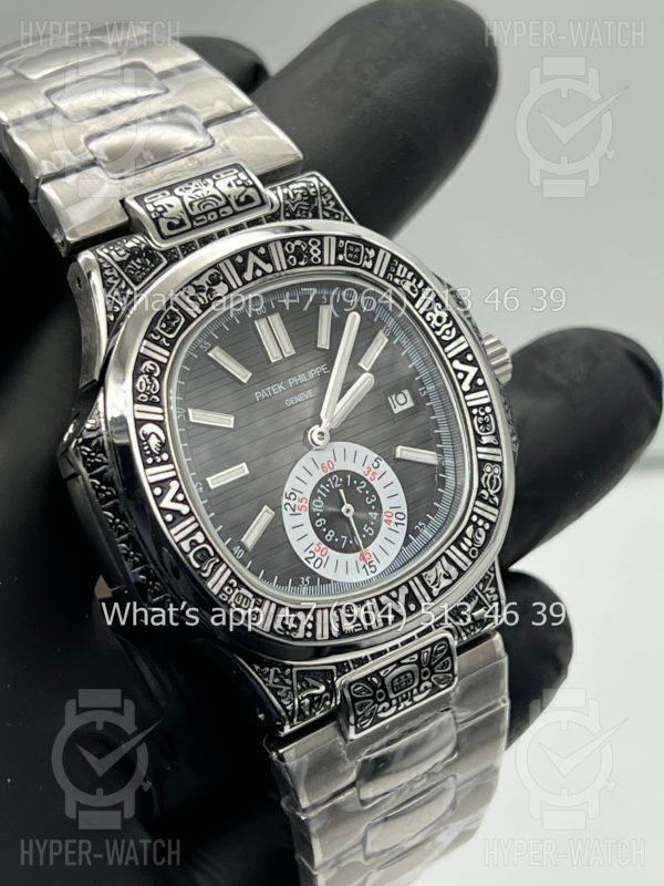 Фото 8 - Patek Philippe Nautilus 44mm Engraved Art 9101