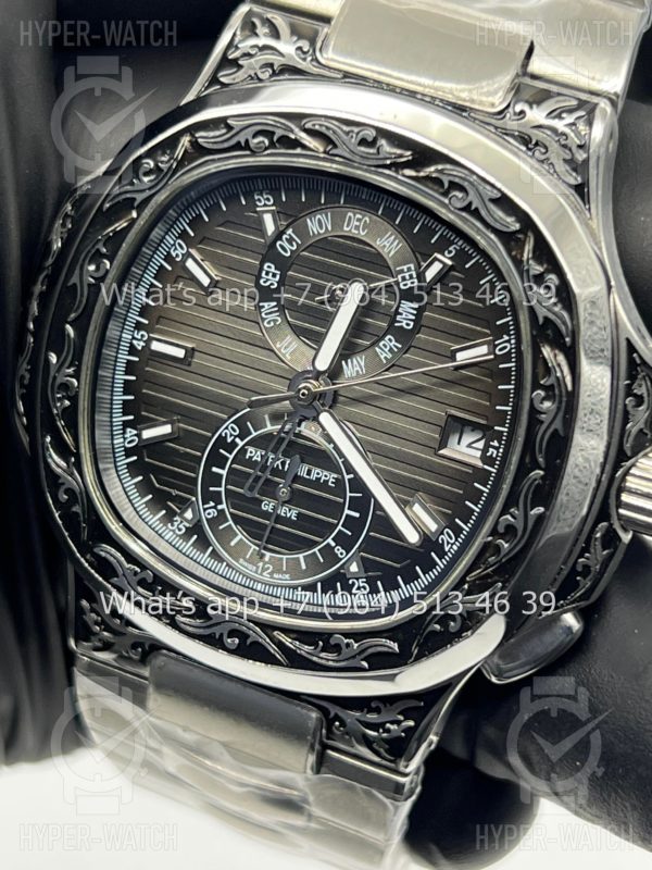Товар Patek Philippe Nautilus 44mm Engraved Art 9092 Фото 4 - Patek Philippe Nautilus 44mm Engraved Art 9092