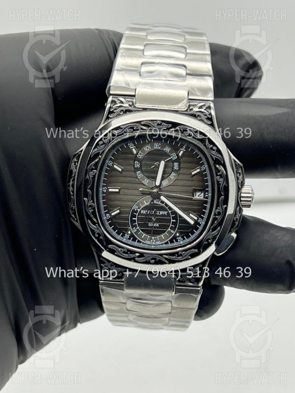 Товар Patek Philippe Nautilus 44mm Engraved Art 9092 Фото 7 - Patek Philippe Nautilus 44mm Engraved Art 9092