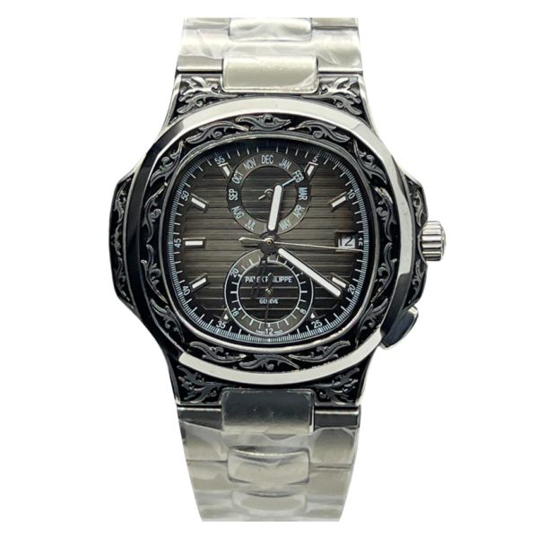 Товар Patek Philippe Nautilus 44mm Engraved Art 9092 Фото 1 - Patek Philippe Nautilus 44mm Engraved Art 9092