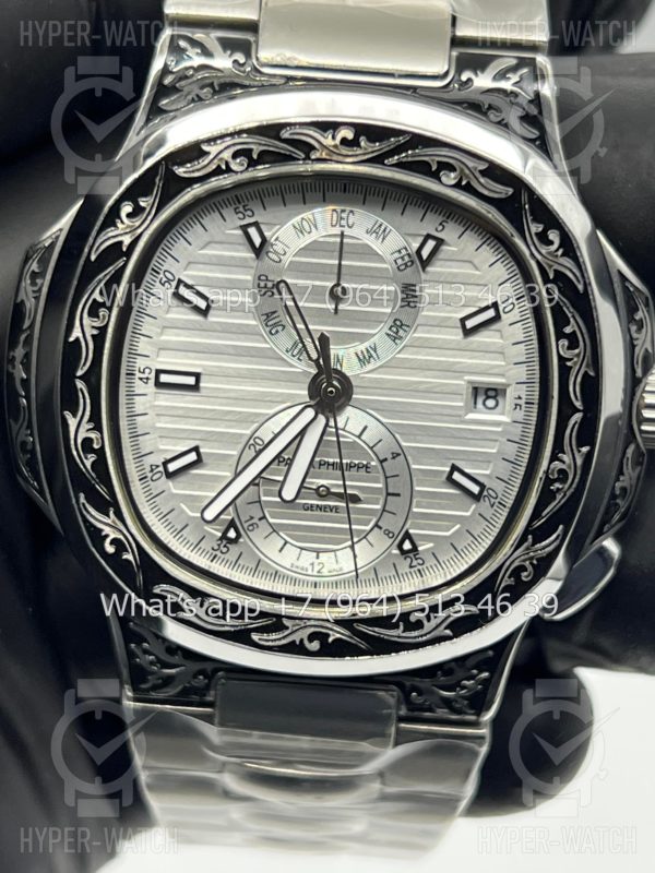 Товар Patek Philippe Nautilus 44mm Engraved Art 9093 Фото 4 - Patek Philippe Nautilus 44mm Engraved Art 9093