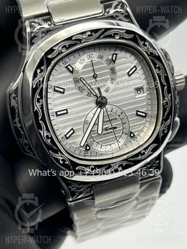 Товар Patek Philippe Nautilus 44mm Engraved Art 9093 Фото 5 - Patek Philippe Nautilus 44mm Engraved Art 9093