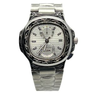 Фото 58 - Patek Philippe Nautilus 44mm Engraved Art 9093