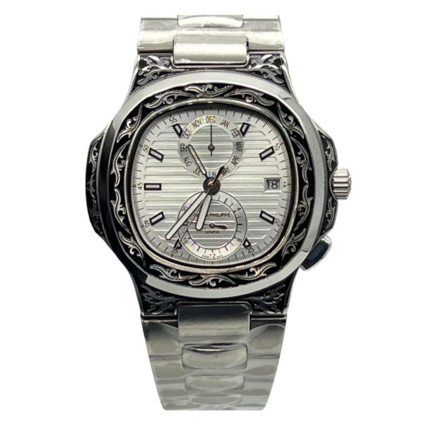 Товар Patek Philippe Nautilus 44mm Engraved Art 9093 Фото 1 - Patek Philippe Nautilus 44mm Engraved Art 9093