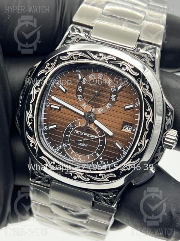 Товар Patek Philippe Nautilus 44mm Engraved Art 9094 Фото 2 - Patek Philippe Nautilus 44mm Engraved Art 9094